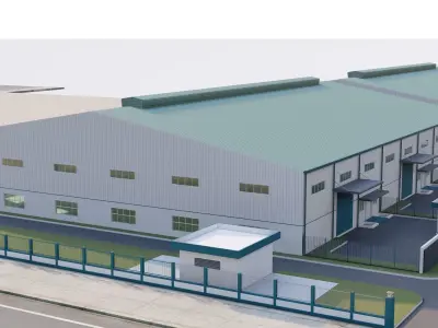 Warehouse-Warehouse Building 3D model