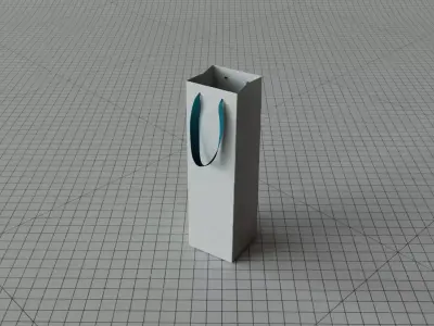 Gift Box Packaging 3D model