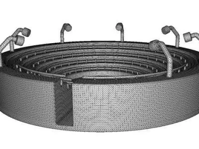 Outdoor Stadium 3D model