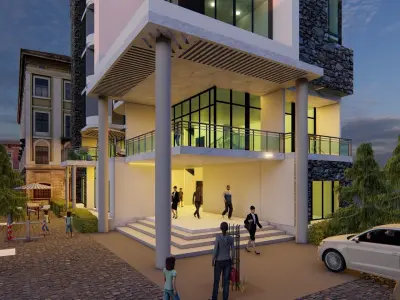 g plus 5 mixeduse 3D model