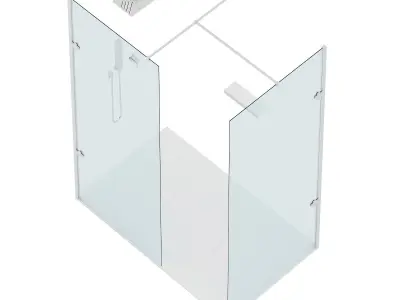 Rectangular Shower 3D model