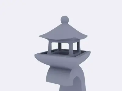 Japanese Pagoda 3D print model