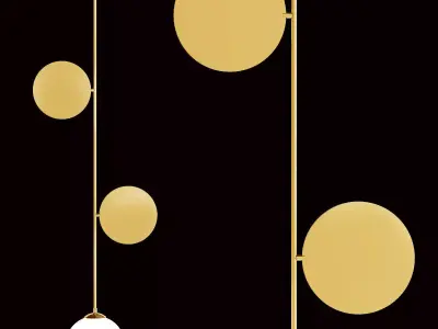 Areti Plates Pendant 3D model