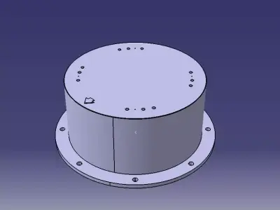 Industrial Pedestal for ABB IRB 6700 - 500 mm Height 3D model