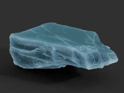 Casual Ice Block 220706 - Ultra HD 16K Textures Low-poly 3D model