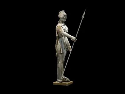 Athena Statue 3D model
