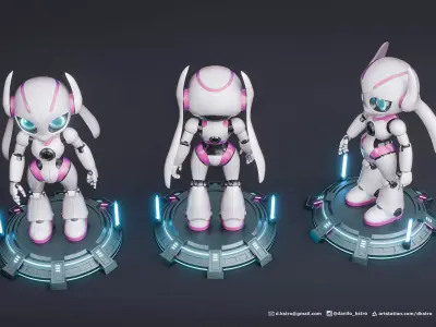 PW01 Droid - 3D printing 3D print model