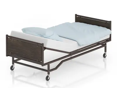 Hospital Bed 3D model