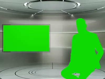 Virtual studio 3D model