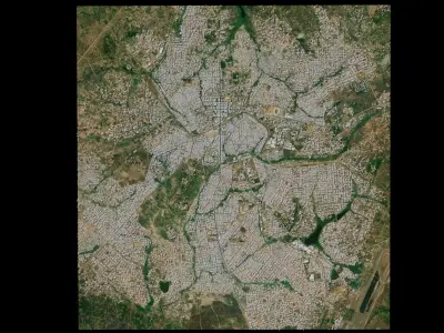 Bouake - Cote d Ivoire 3D model