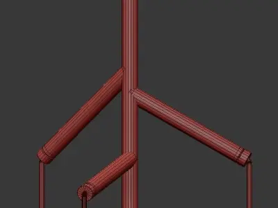 Tech Lighting Sedona Single Chandelier 3D model
