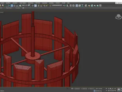 Odette Pendant Light Low-poly 3D model