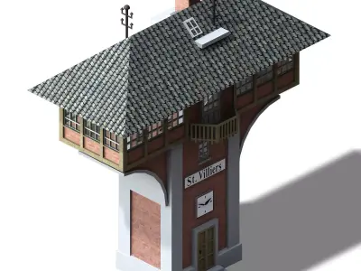 Heterogeneous - Building - Building 14 3D model