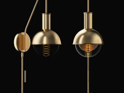 George Oliver jaxon 1-light wall sconce 3D model