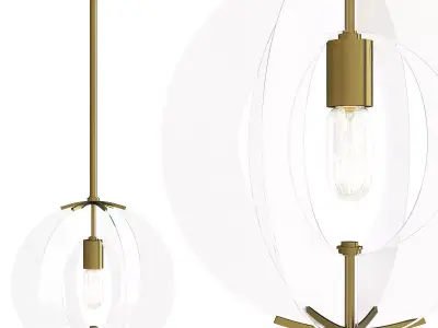 Latitude Pendant Light Low-poly 3D model