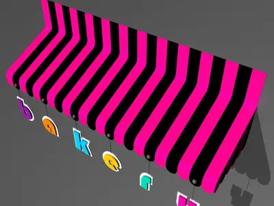 Awning 3d Model 03 3D model