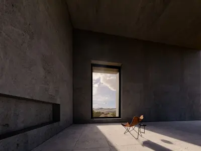 room of silence 3D model