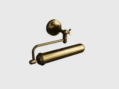 Belvedere Brass Wall Light 3d model 3D model