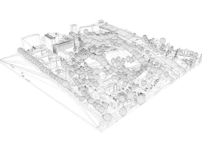 London city tile Level 2 block TQ3079 South East 3D model