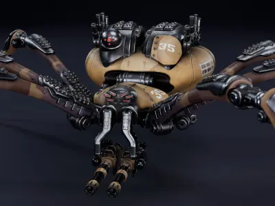 Etasphera35 Low-poly 3D model