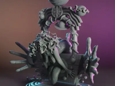 Shantal and the Psychedelic Window 3D print model