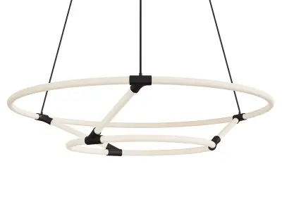 Chicago Loop LED Chandelier Low-poly 3D model