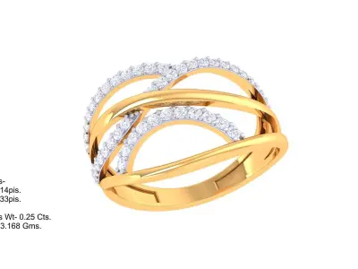  Women Ring MTL 3dm STL OBJ FBX Details 3D print model 112
