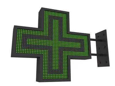 Pharmacy Sign 3D model