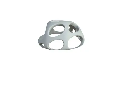 SciFi Cube Object No 54814 Low Poly Shape Low-poly 3D model