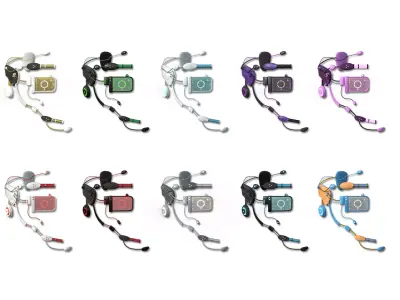 10 SciFi Glasses E Collection - Character Design Fashion 3D Model Pack