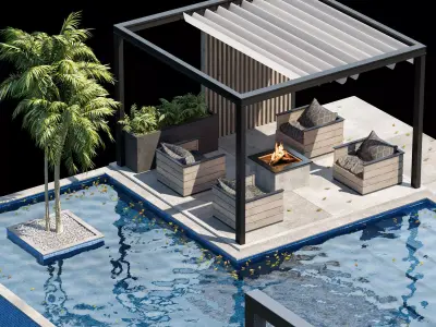 Pool 36 3D model