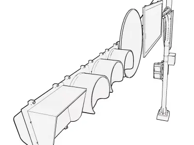 Traffic signs 3D model