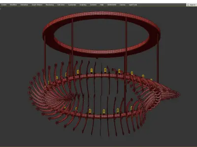 Keidini modern Low-poly 3D model
