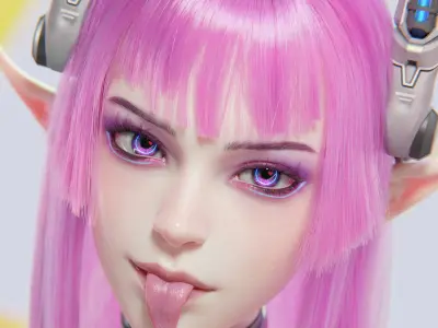 Lilith - Mecha Succubus Human Form Project Files 3D model