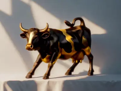 Wall Street  Cow decorative statue 3D print model