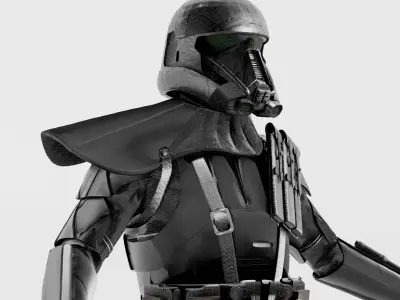 Death Trooper  Inspired from Star Wars Battlefront RIGGED 3D model