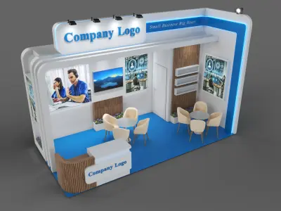 Exhibition Booth 3D model