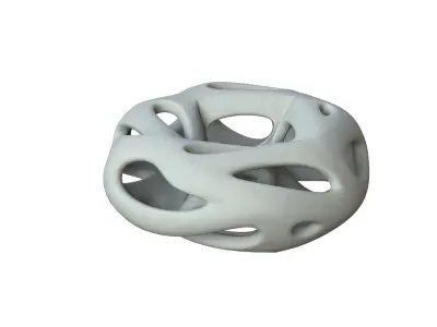 SciFi Cube Object No 65631 Low Poly Shape Low-poly 3D model
