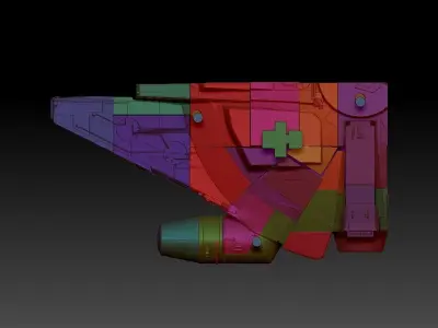 Millenium Falcon Diorama 3D print model