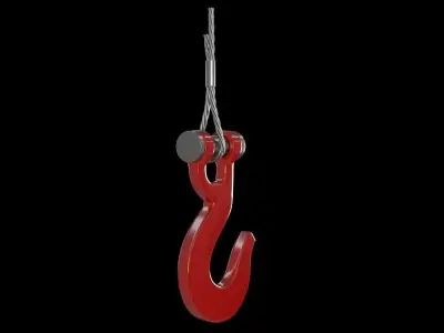 Hook 3d hanging 3D model