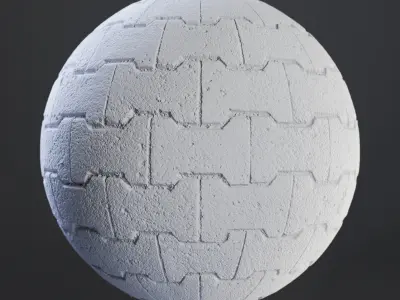 Free Concrete Dumble Free 3D model