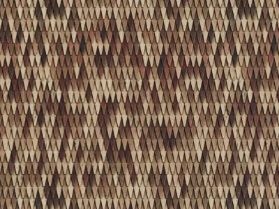Antique High-Gloss Parquet Floor PBR Seamless Texture get