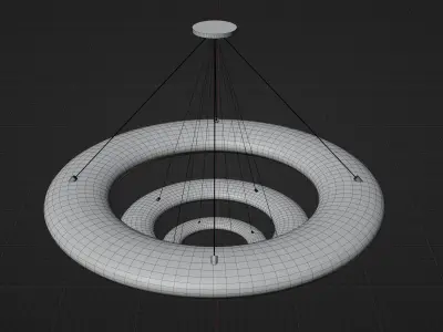 Ceiling lamp Free low-poly 3D model