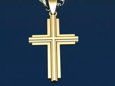 Cross Jesus D40 3D print model