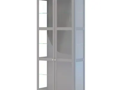 Liatorp Glass Door Cabinet 3D model