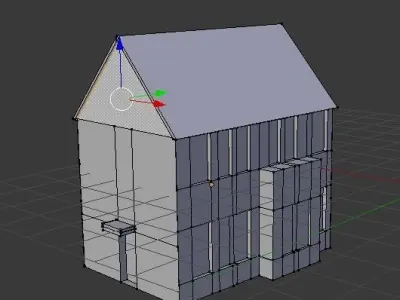 City house Low-poly 3D model buy