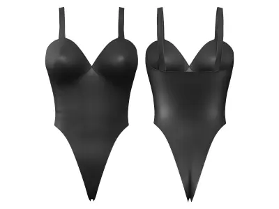 One Piece Body Suit Low-poly 3D model