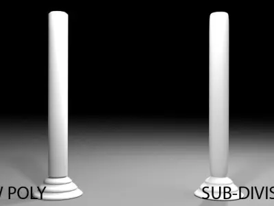 Bollard - Flexible 3D model