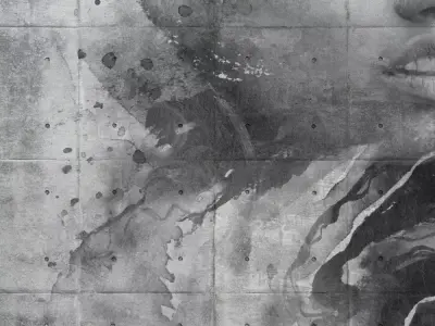 Concrete Portrait Wash Wallpaper Texture Texture