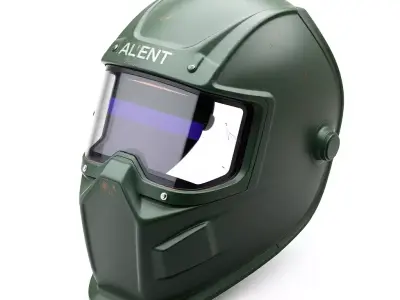 Rugged Welding Mask 3D Model Low-poly 3D model